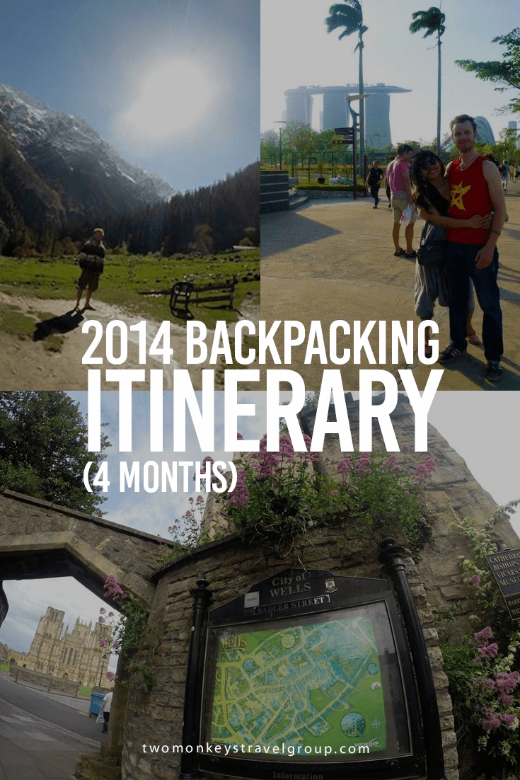 2014 Backpacking Itinerary (4 months)