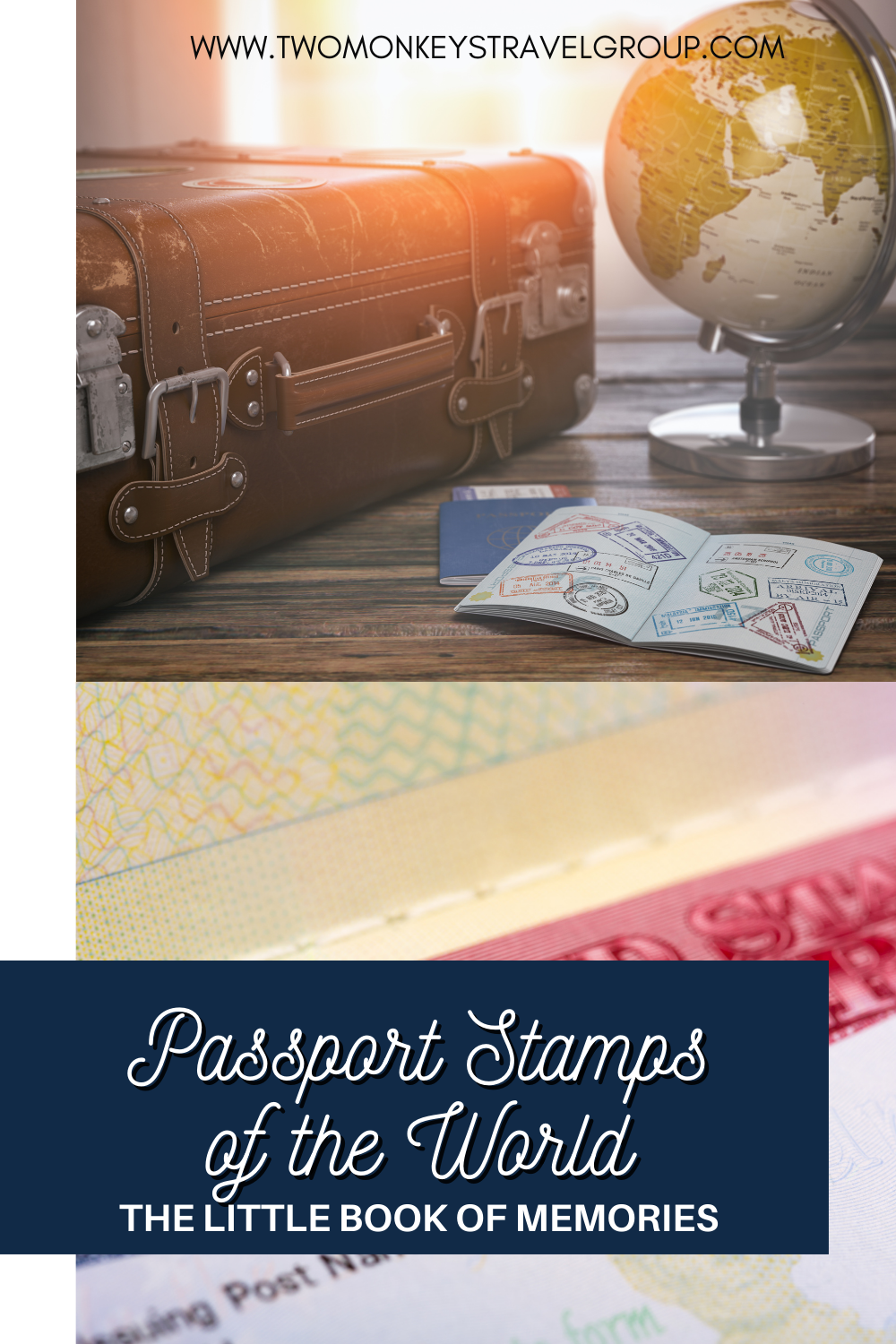 Passport Stamps of the World The little book of memories