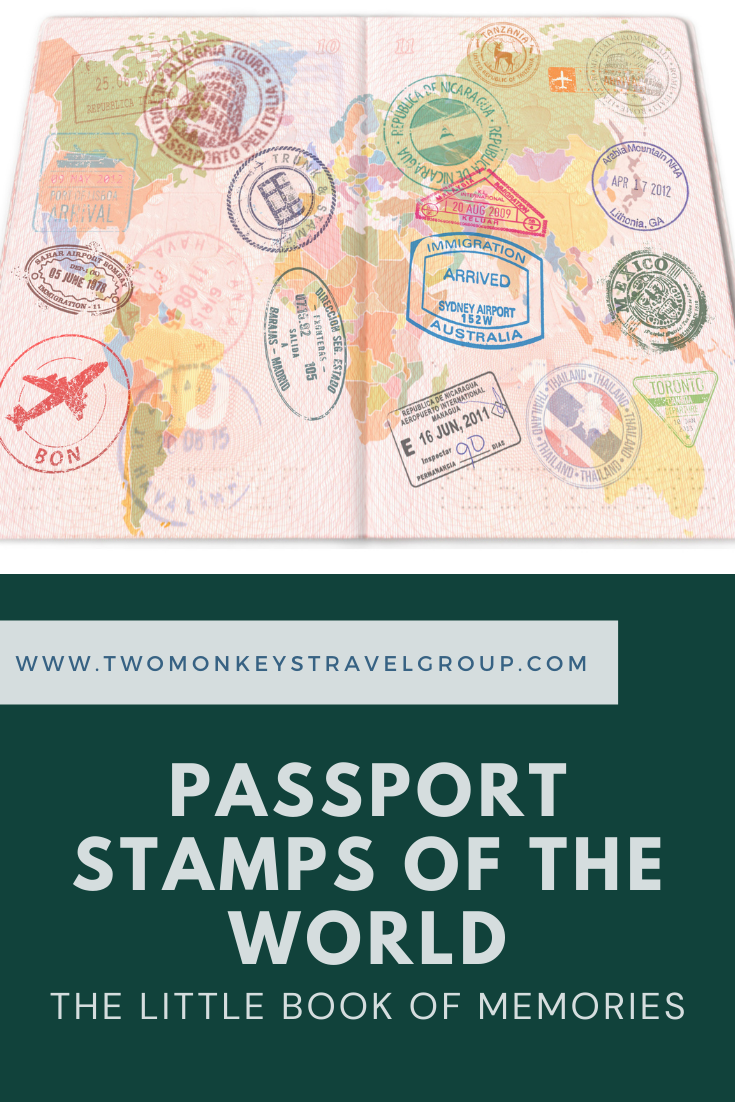 Passport Stamps of the World The little book of memories