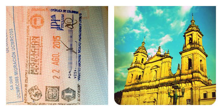 Two Monkeys Travel - Passport Stamps - Colombia