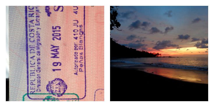 Two Monkeys Travel - Passport Stamps - Costa Rica