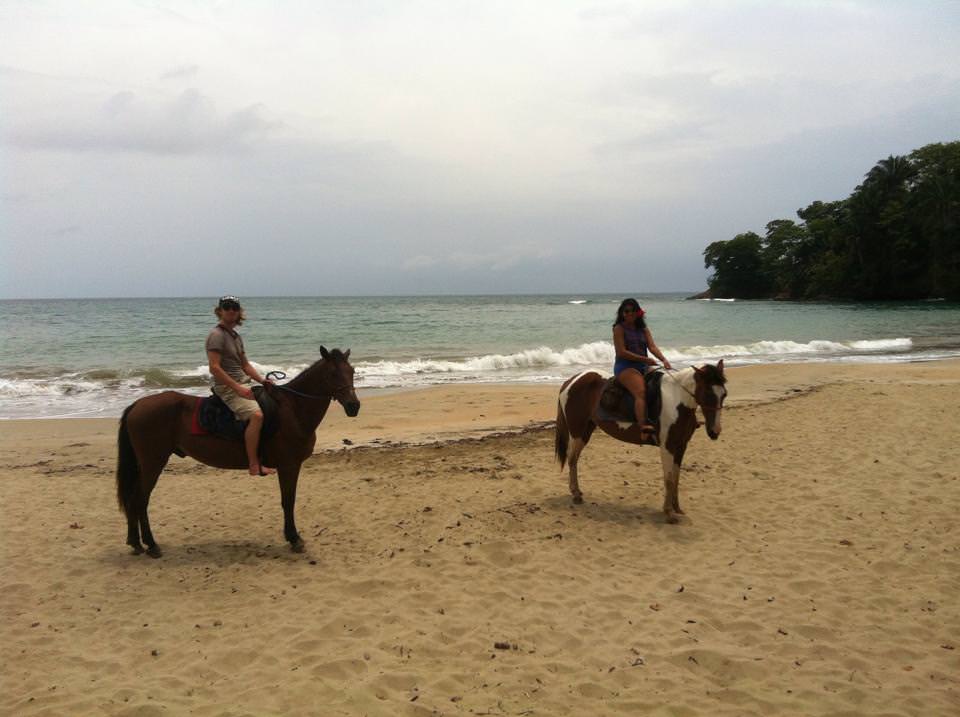 Horseback Riding and Swimming with them in Puerto Viejo, Costa Rica