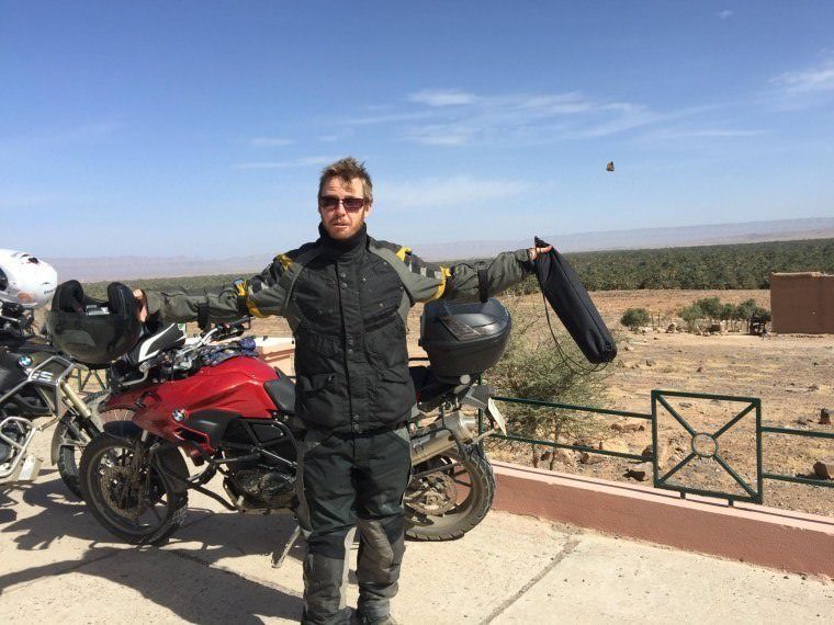Motorbike journey to Dar Qamar in Agdez, Morocco