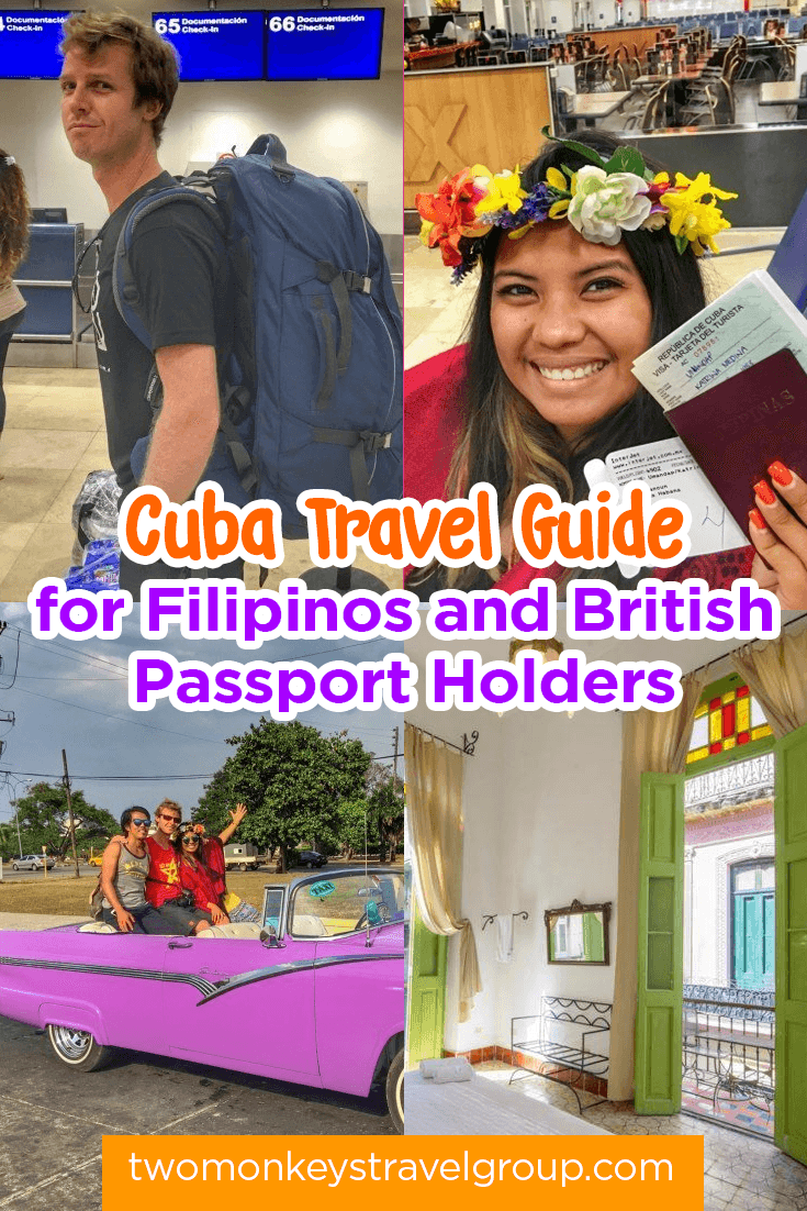 Cuba Travel Guide for Filipinos and British Passport Holders