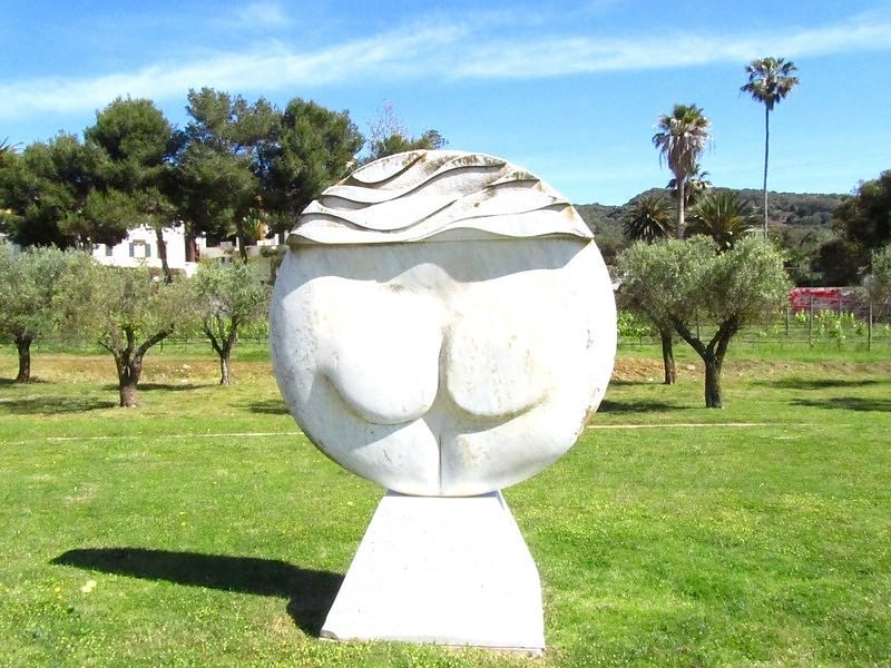 Two Monkeys Travel - Guide to Menorca Spain - sculpture garden at L'Hort de Sant Patrici 2