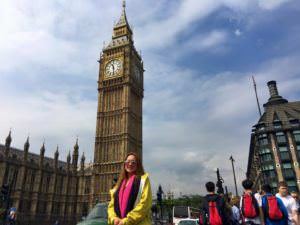 London landscape featuring Big Ben in the view