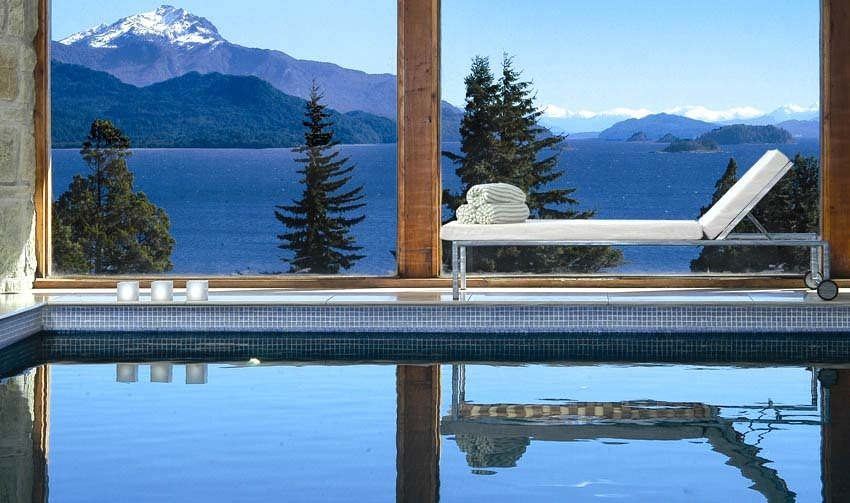 Witness the Beautiful Scenery from Hotel Tunquelen, San Carlos de Bariloche, Patagonia