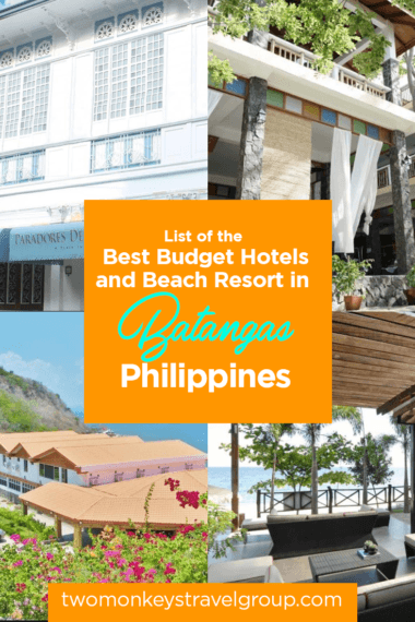 List of the Best Budget Hotels and Beach Resorts in Batangas, Philippines