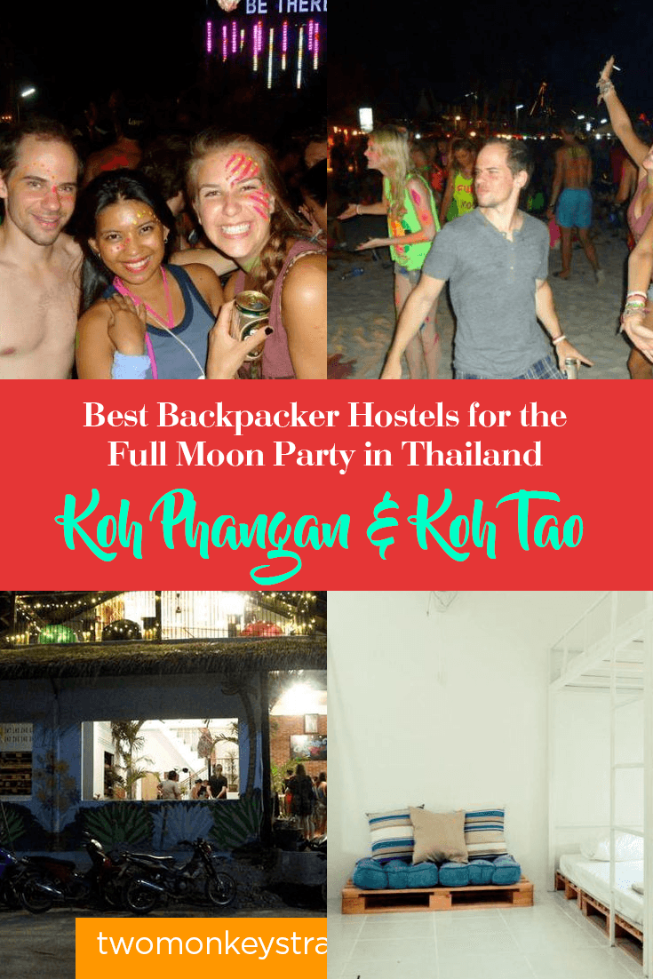 Full Moon Party in Koh Phangan and Koh Tao - Best Backpacker Party Hostels in Thailand