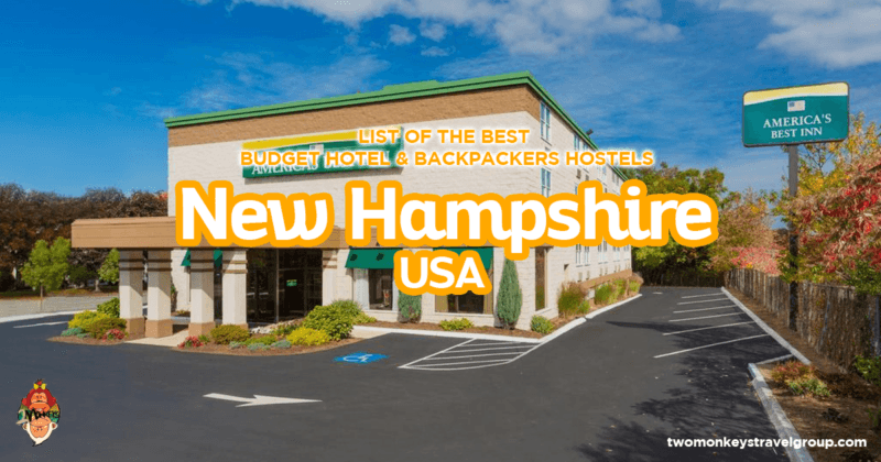 New Hampshire, USA - List of the Best Budget Hotels and Backpackers Hostels
