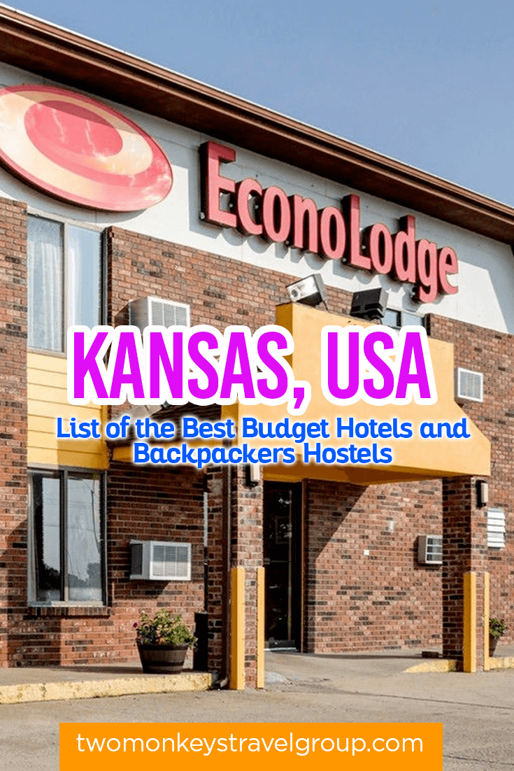 Complete List of Recommended Cheap Hotels in Kansas, USA