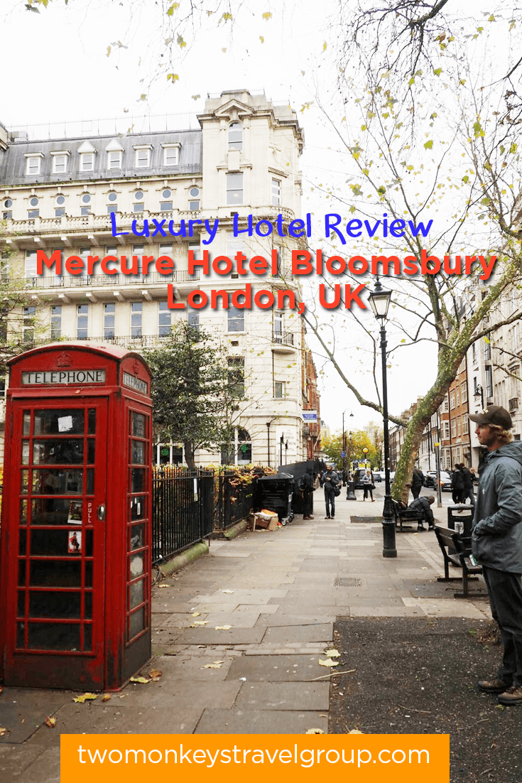 Mercure Hotel Bloomsbury : A Posh Hotel Located In The Heart Of Bloomsbury, London