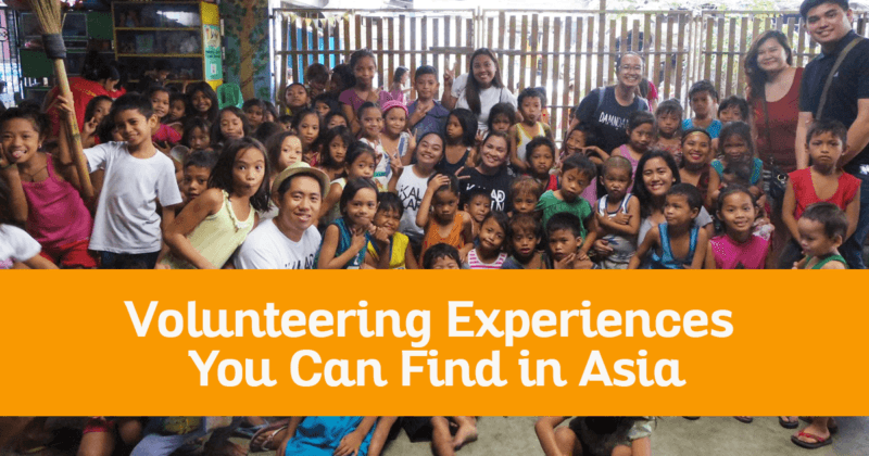 7 Types of Volunteering Experiences You Can Find in Asia