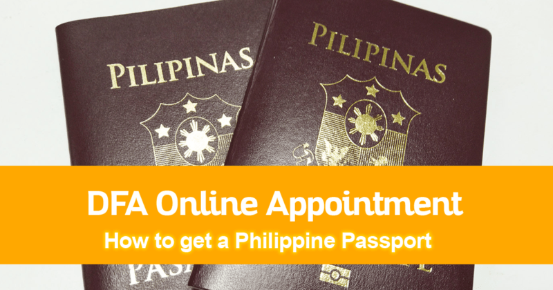 Two Philippine passports on the table
