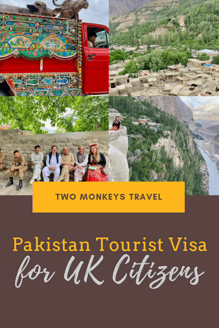 Pakistan Tourist Visa for UK Citizens