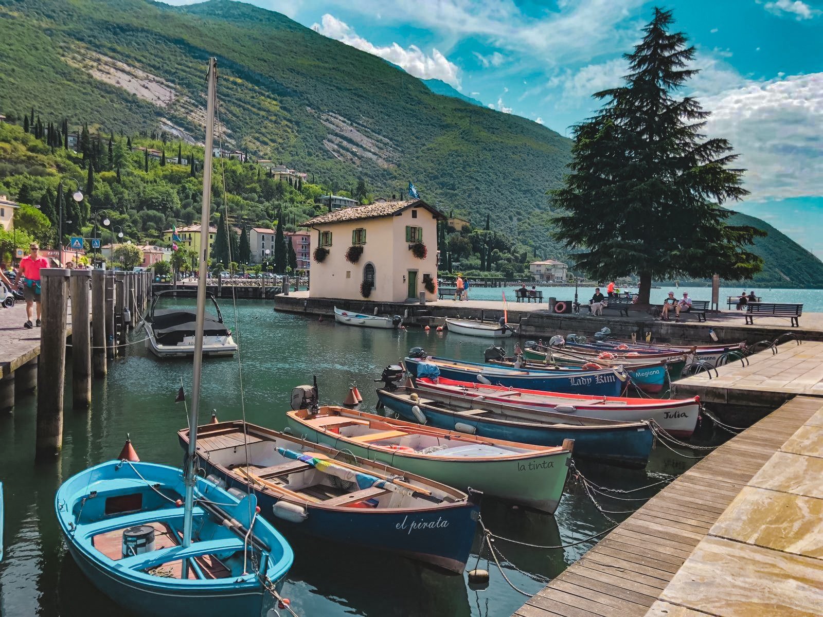 boat trip in lake garda