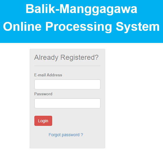 How To Get Oec Balik Manggagawa Online