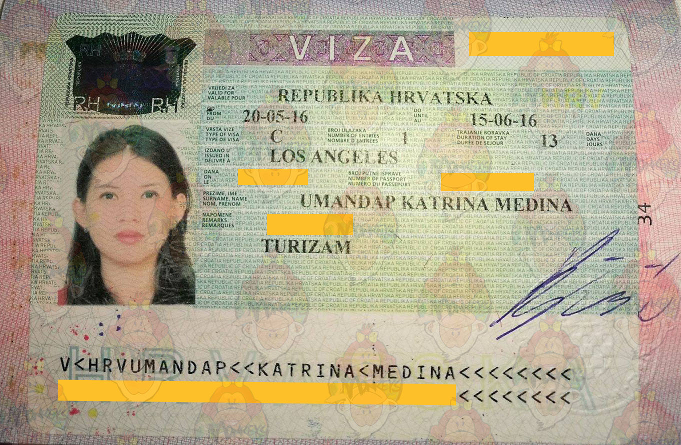 croatia tourist visa for indian passport holders