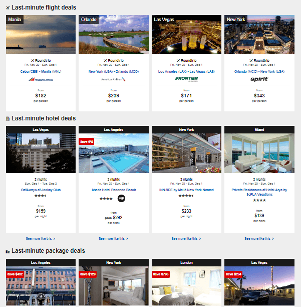 Expedia Deals