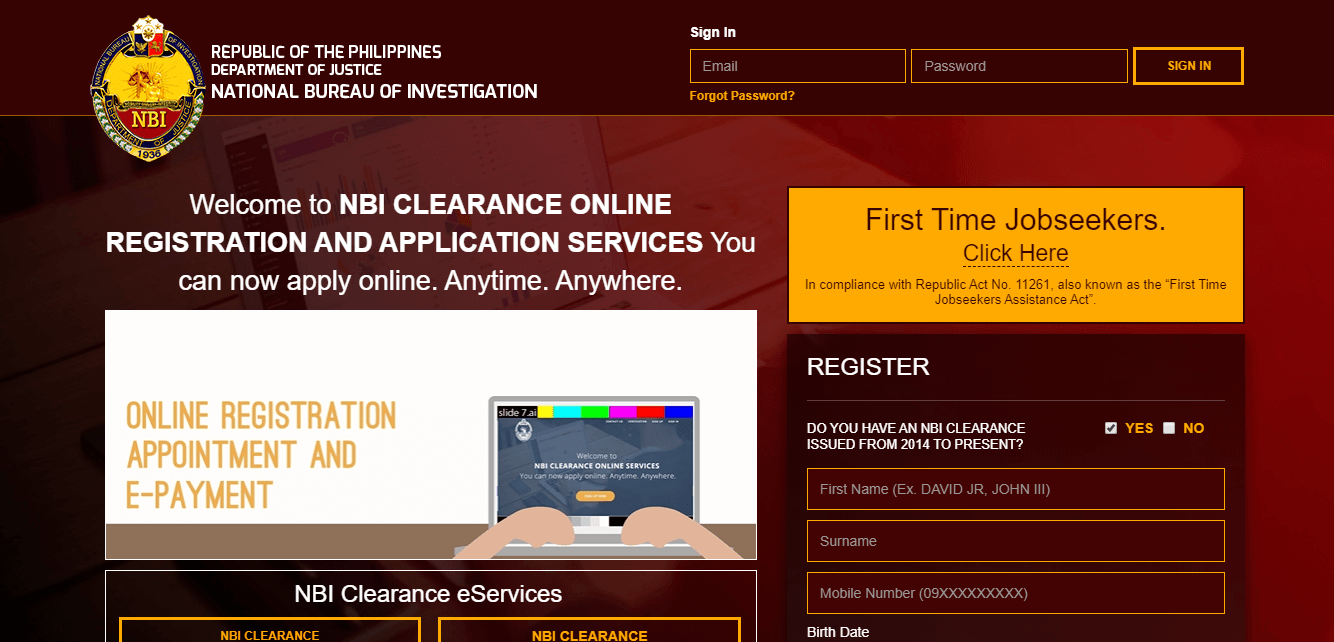 How to Get NBI Clearance Online