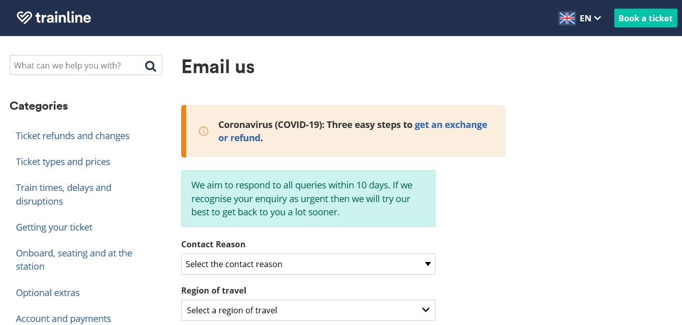Step By Step Guide On How to Get an Exchange or Refund in Trainline