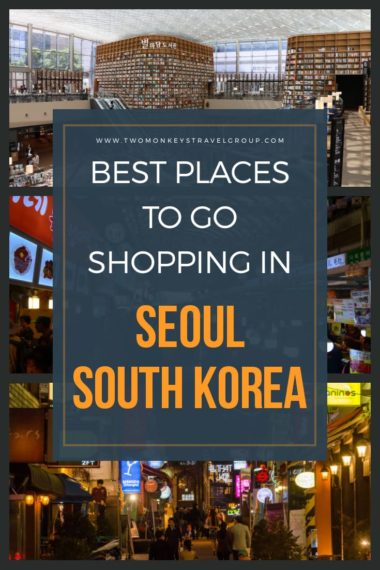 Famous shopping spots in South Korea