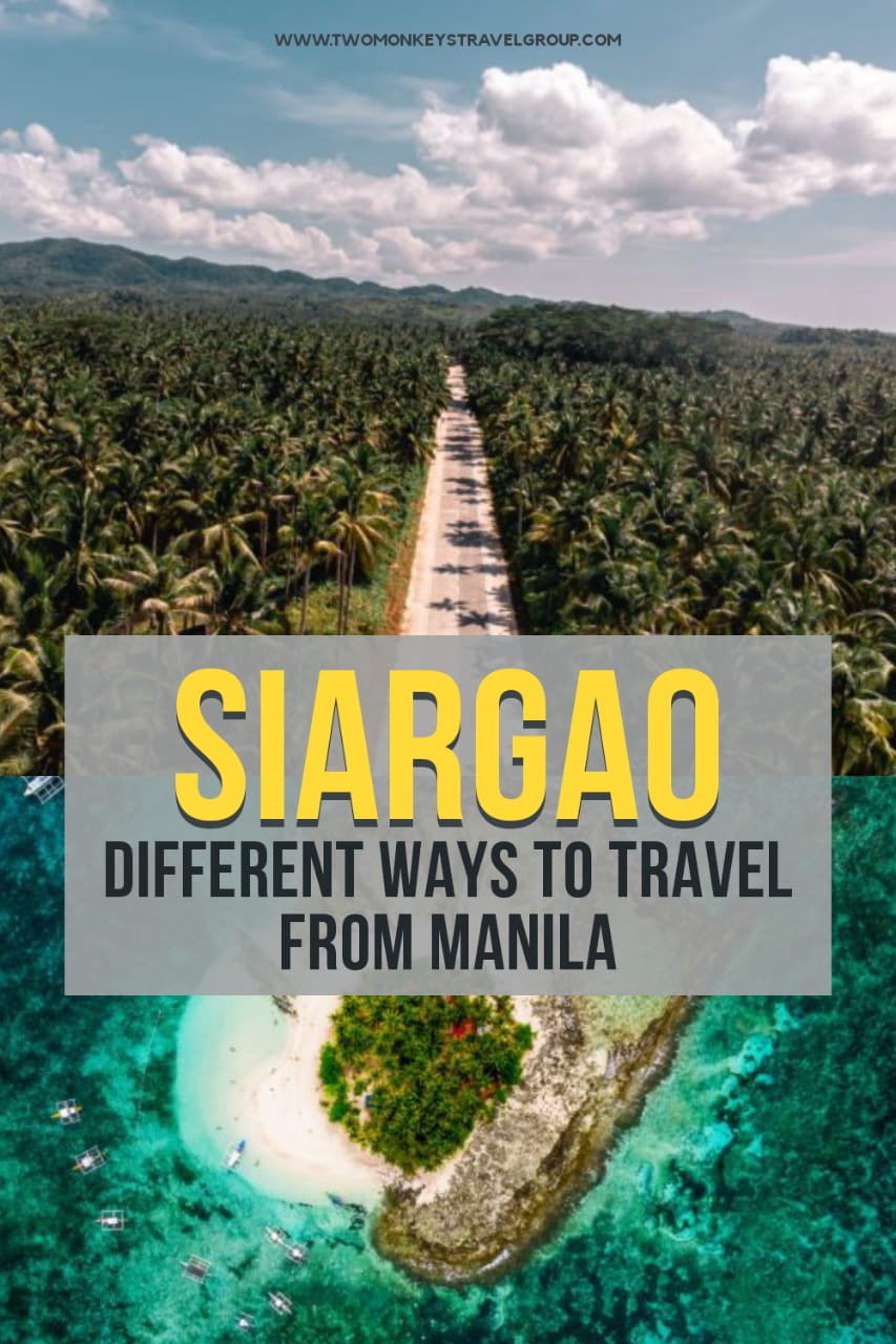 Different Ways to Travel from Manila to Siargao [How to Travel to Siargao]