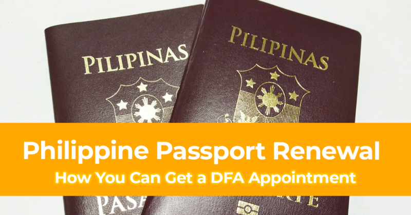 How You Can Get a DFA Appointment for Philippine Passport Renewal