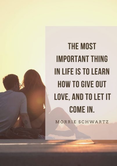 Love Quotes that Will Keep You Going and Inspired