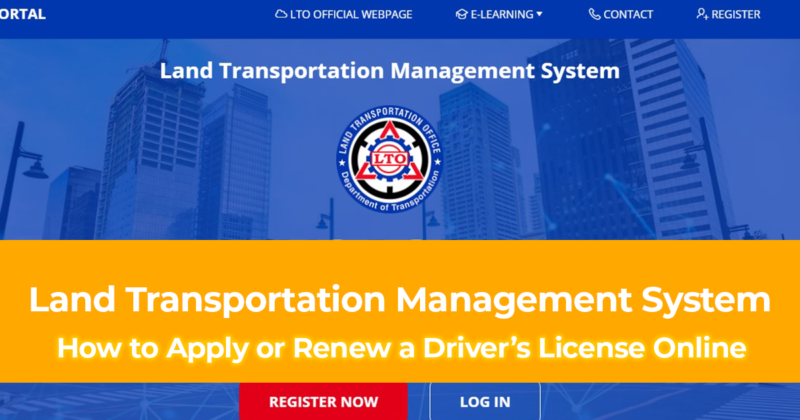 Land Transportation Management System (LTMS) How to Apply or Renew a Philippine Driver’s License Online