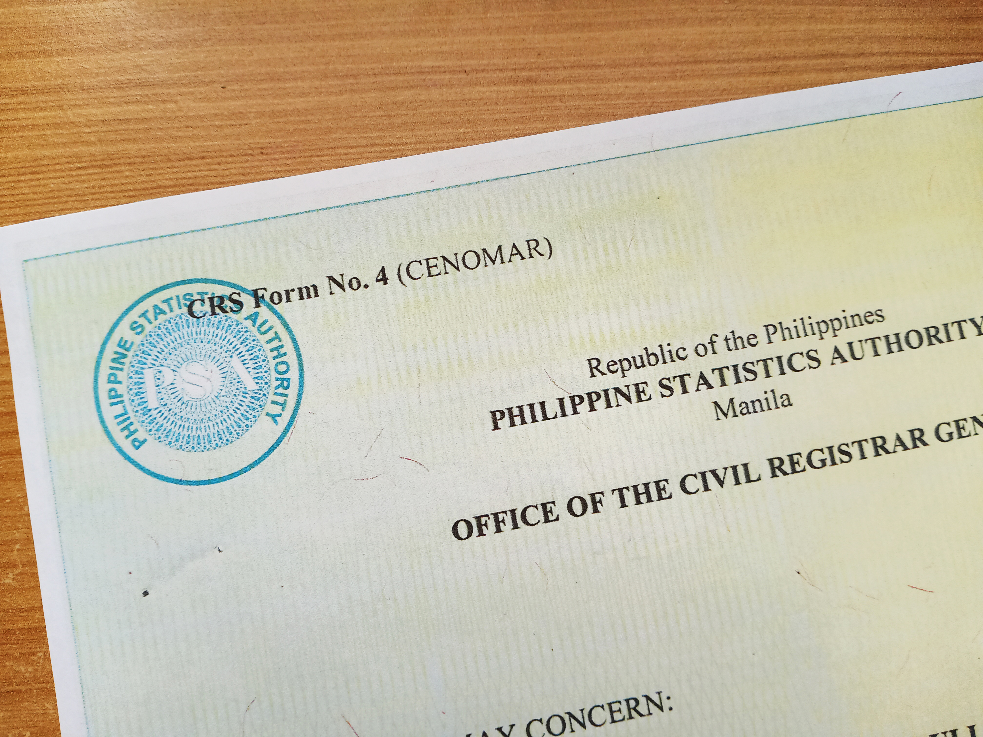 How to get a CENOMAR in the Philippines (CErtificate of NO MARriage)