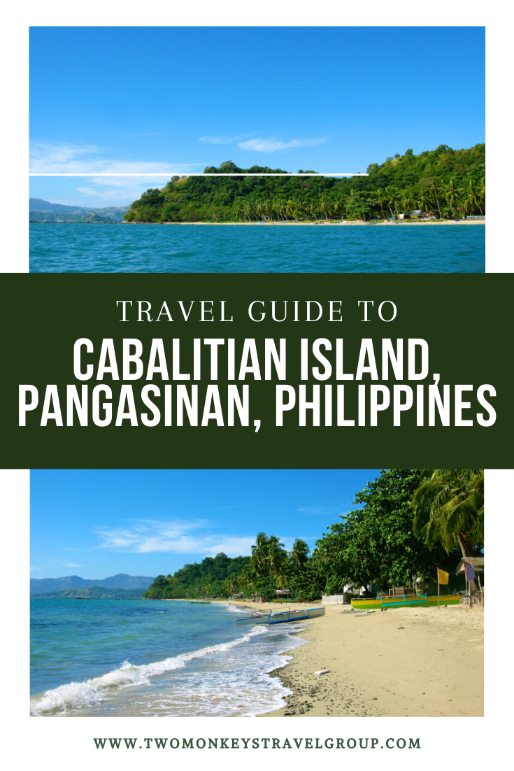 Travel Guide to Cabalitian Island, Pangasinan, Philippines with a DIY Itinerary
