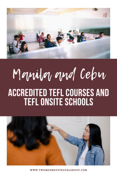 List of Accredited TEFL Courses and TEFL Onsite Schools in Manila and Cebu