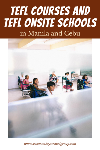 List of Accredited TEFL Courses and TEFL Onsite Schools in Manila and Cebu