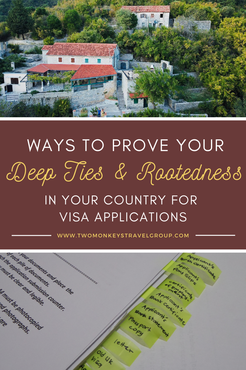 8 Ways to Prove your Deep Ties & Rootedness in Your Country for Visa Applications