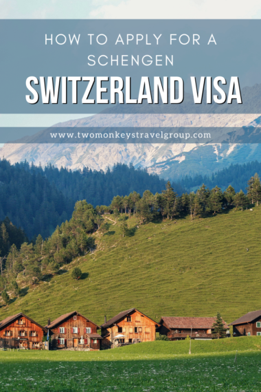 How to Apply for a Schengen Switzerland Visa For Filipinos