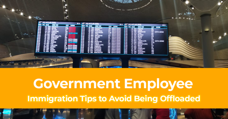 Philippine Government Employee Immigration Tips to Avoid Being Offloaded