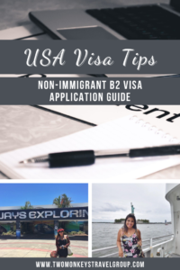 A short poster on US Visa application tips