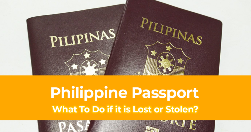 What To Do if Your Philippine Passport is Lost or Stolen
