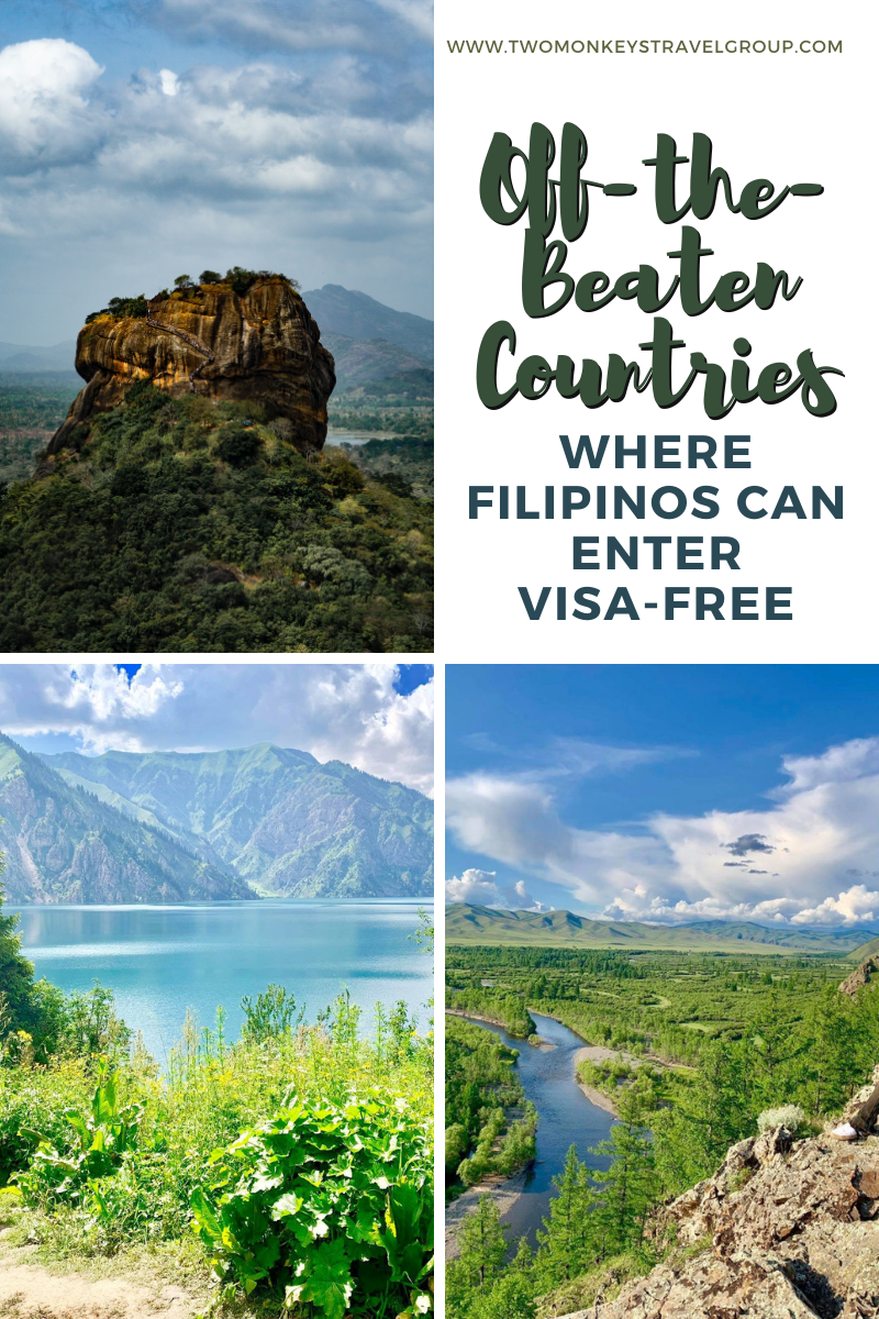 12 Off the Beaten Countries Where Filipinos Can Enter Visa Free