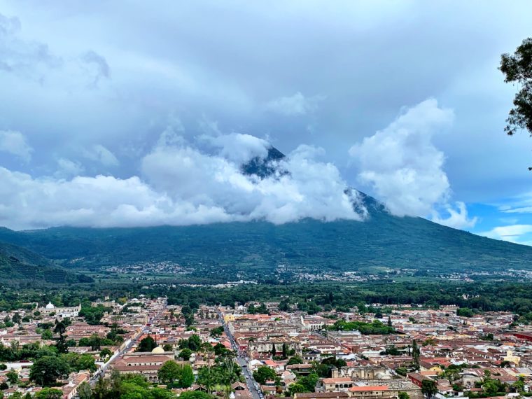 Clouds over the mountains