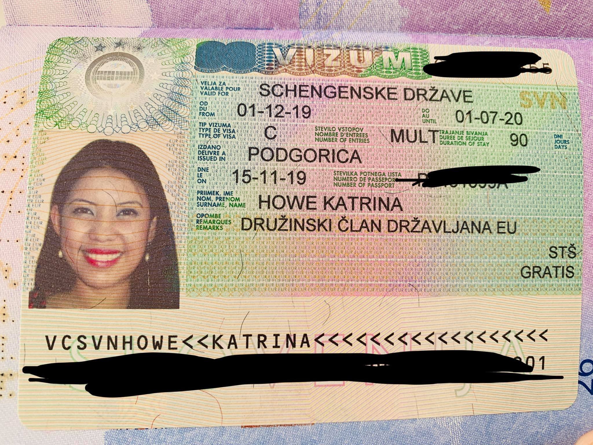 Schengen visa in Podgorica