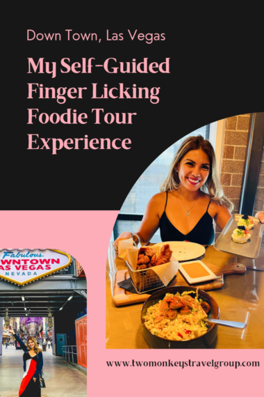 My Self Guided Finger Licking Foodie Tour Experience in Las Vegas! Pin 1