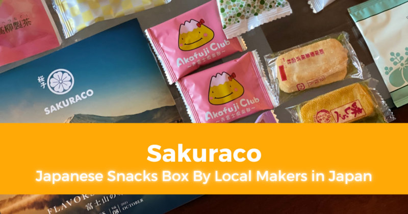 Sakuraco Authentic Japanese Snacks Box By Local Makers in Japan!